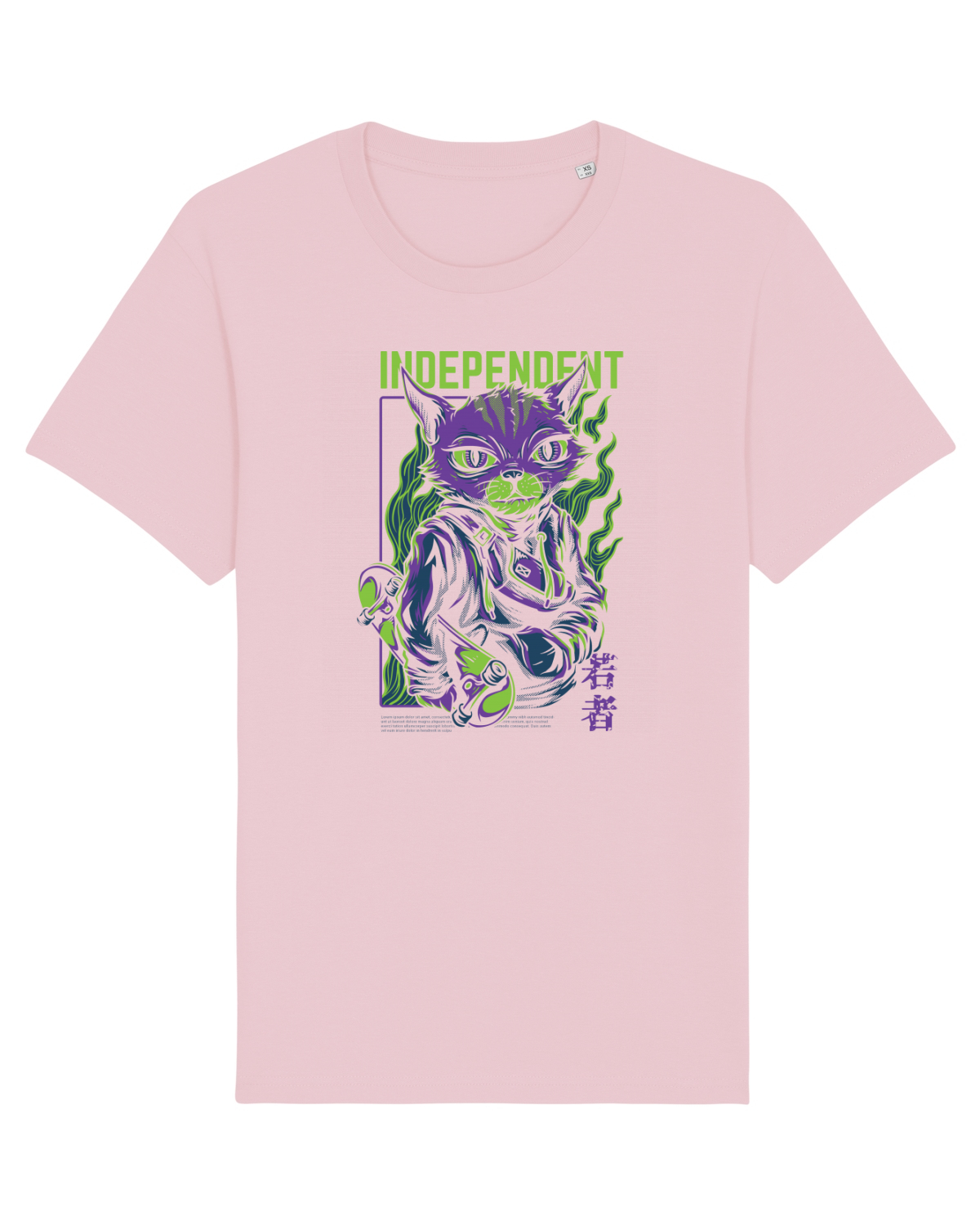 Tricou mânecă scurtă Unisex Rocker Cotton Pink