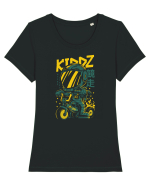Kidzz Tricou mânecă scurtă guler larg fitted Damă Expresser