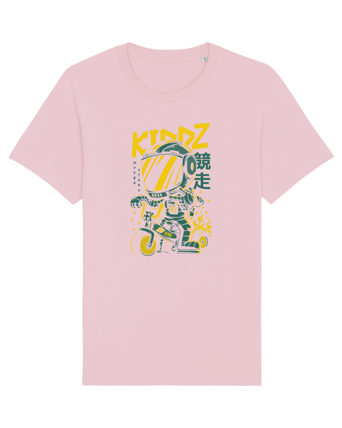 Tricou mânecă scurtă Unisex Rocker Cotton Pink