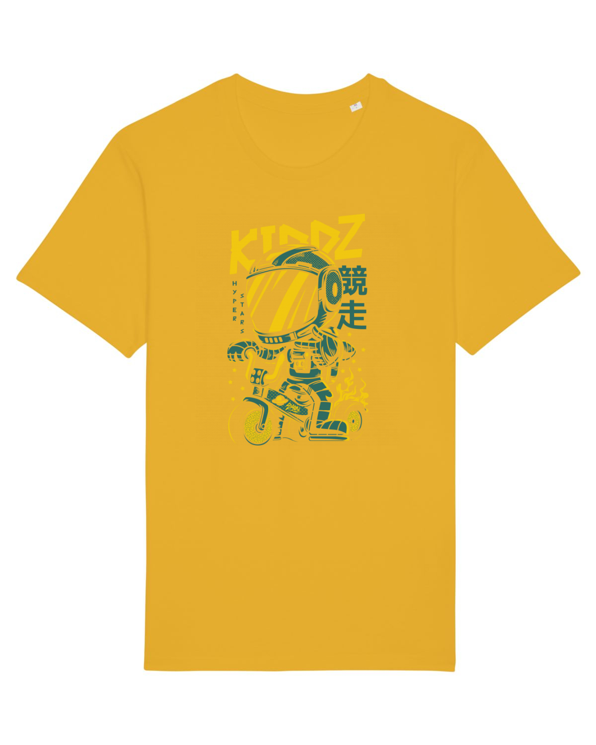 Tricou mânecă scurtă Unisex Rocker Spectra Yellow