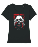 Killer Eyes Tricou mânecă scurtă guler larg fitted Damă Expresser