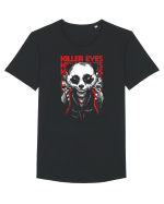 Killer Eyes Tricou mânecă scurtă guler larg Bărbat Skater