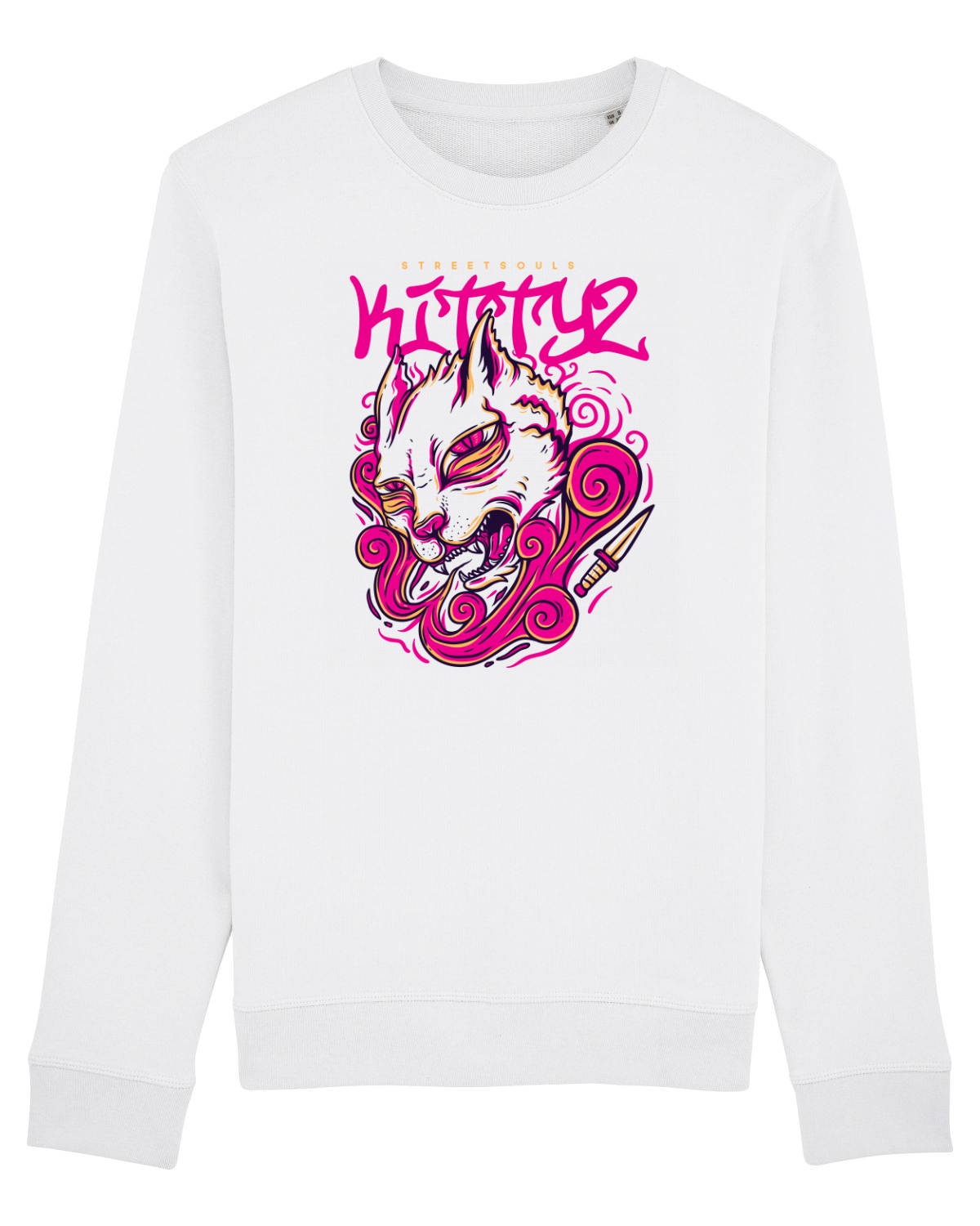 Bluză mânecă lungă Unisex Rise White