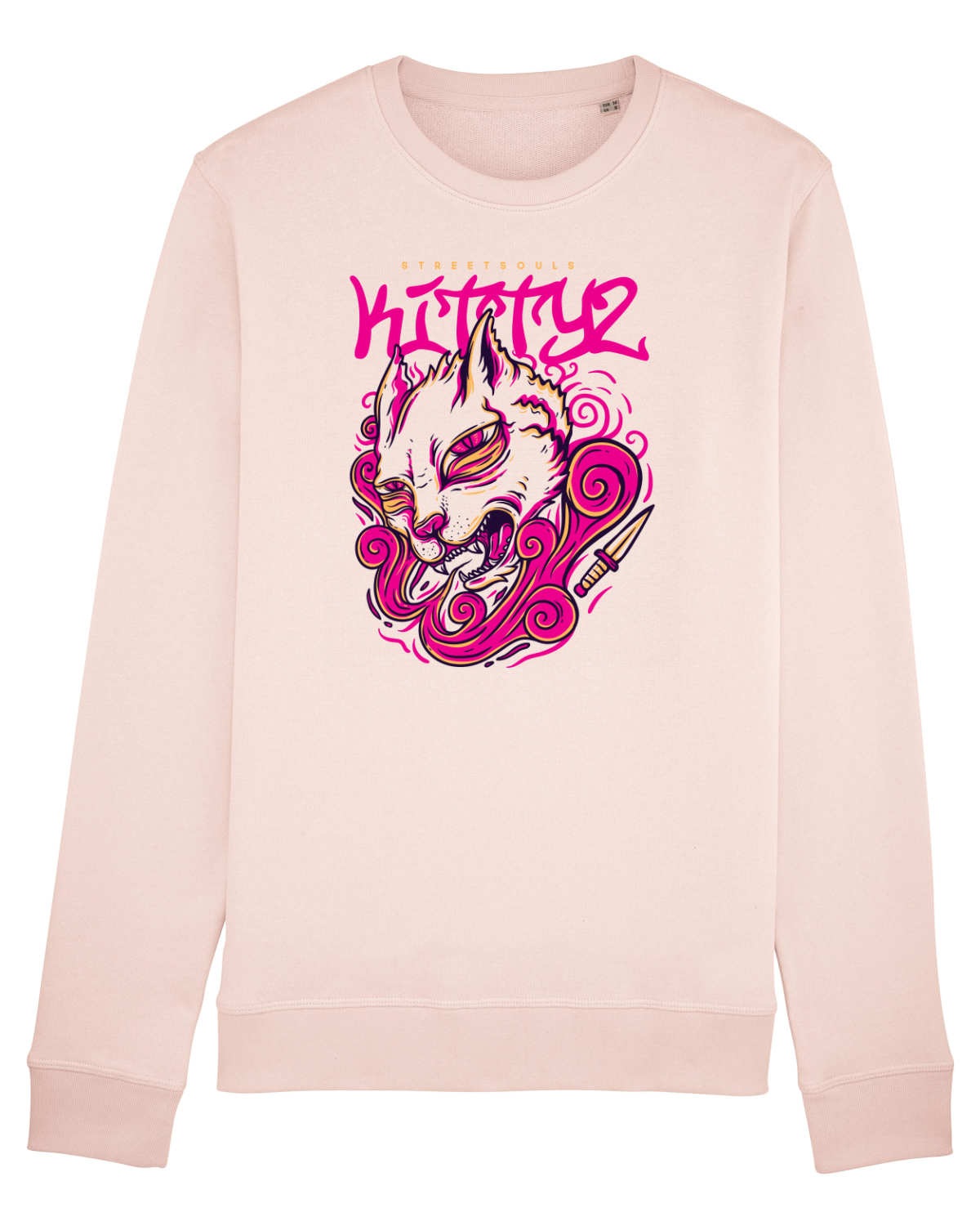 Bluză mânecă lungă Unisex Rise Candy Pink