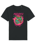 Mazestic Awesome Trippy Cat Tricou mânecă scurtă Unisex Rocker
