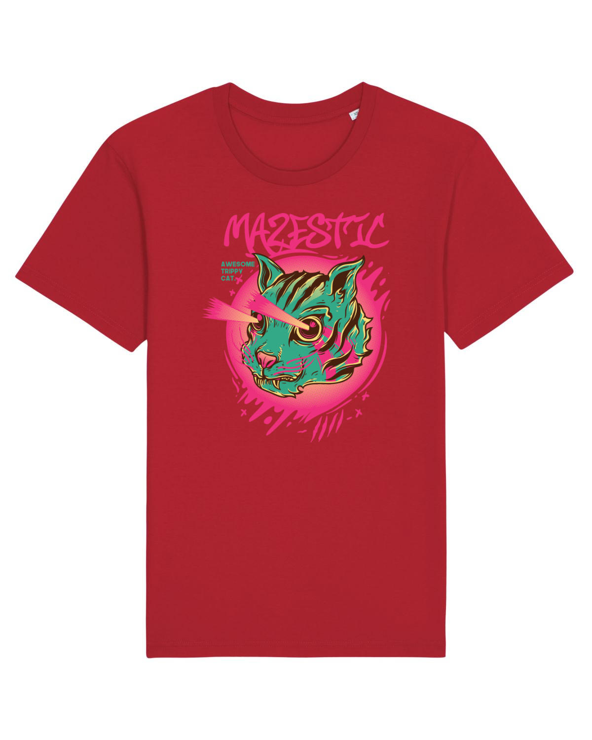 Tricou mânecă scurtă Unisex Rocker Red