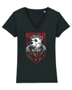 Mister Polar Tricou mânecă scurtă guler V Damă Evoker