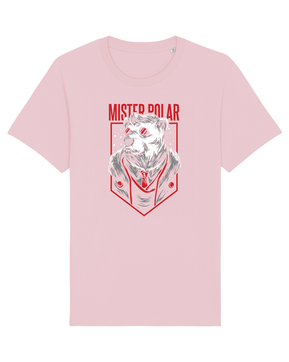 Tricou mânecă scurtă Unisex Rocker Cotton Pink
