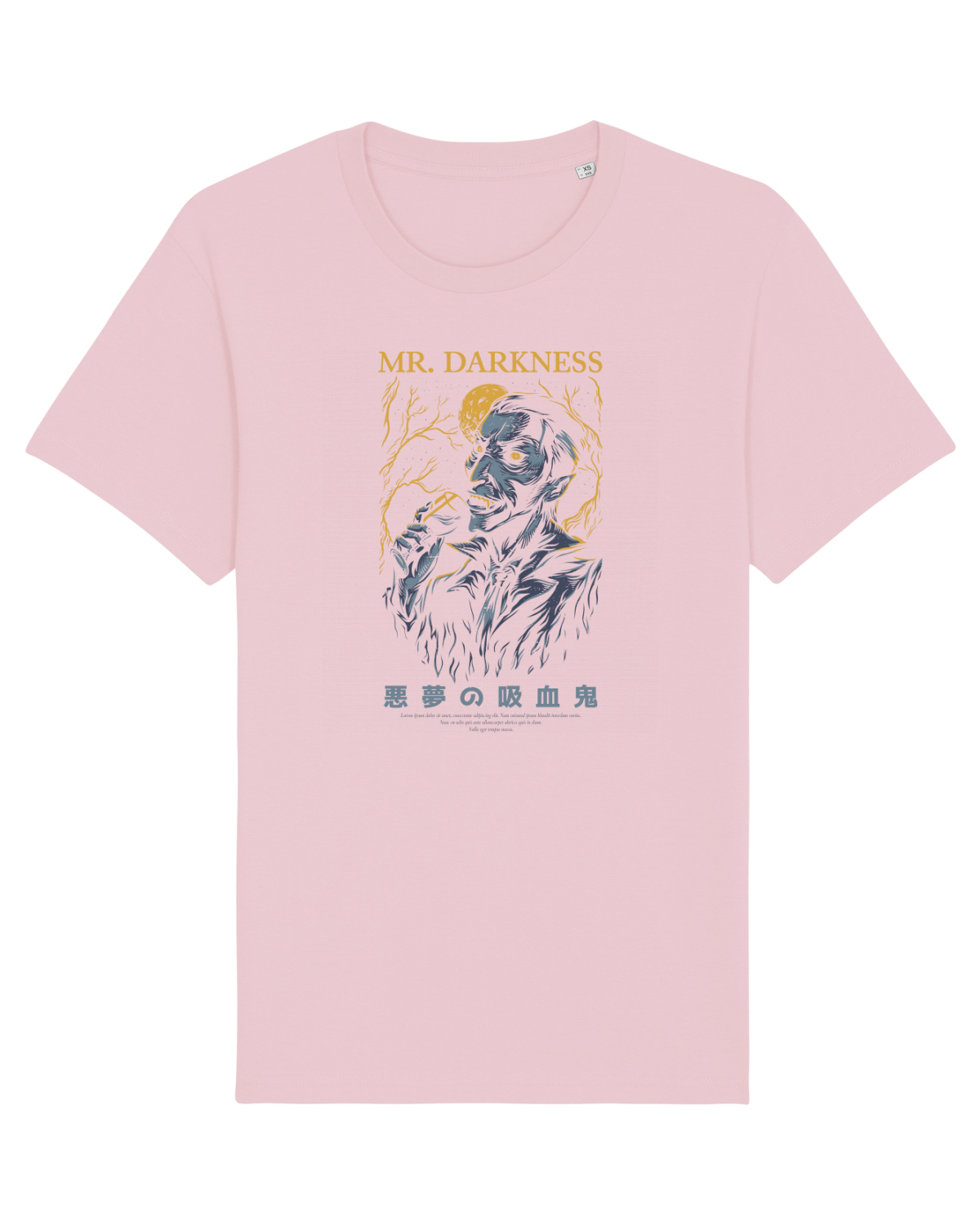 Tricou mânecă scurtă Unisex Rocker Cotton Pink
