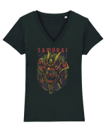 Samurai Tricou mânecă scurtă guler V Damă Evoker