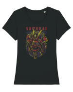 Samurai Tricou mânecă scurtă guler larg fitted Damă Expresser