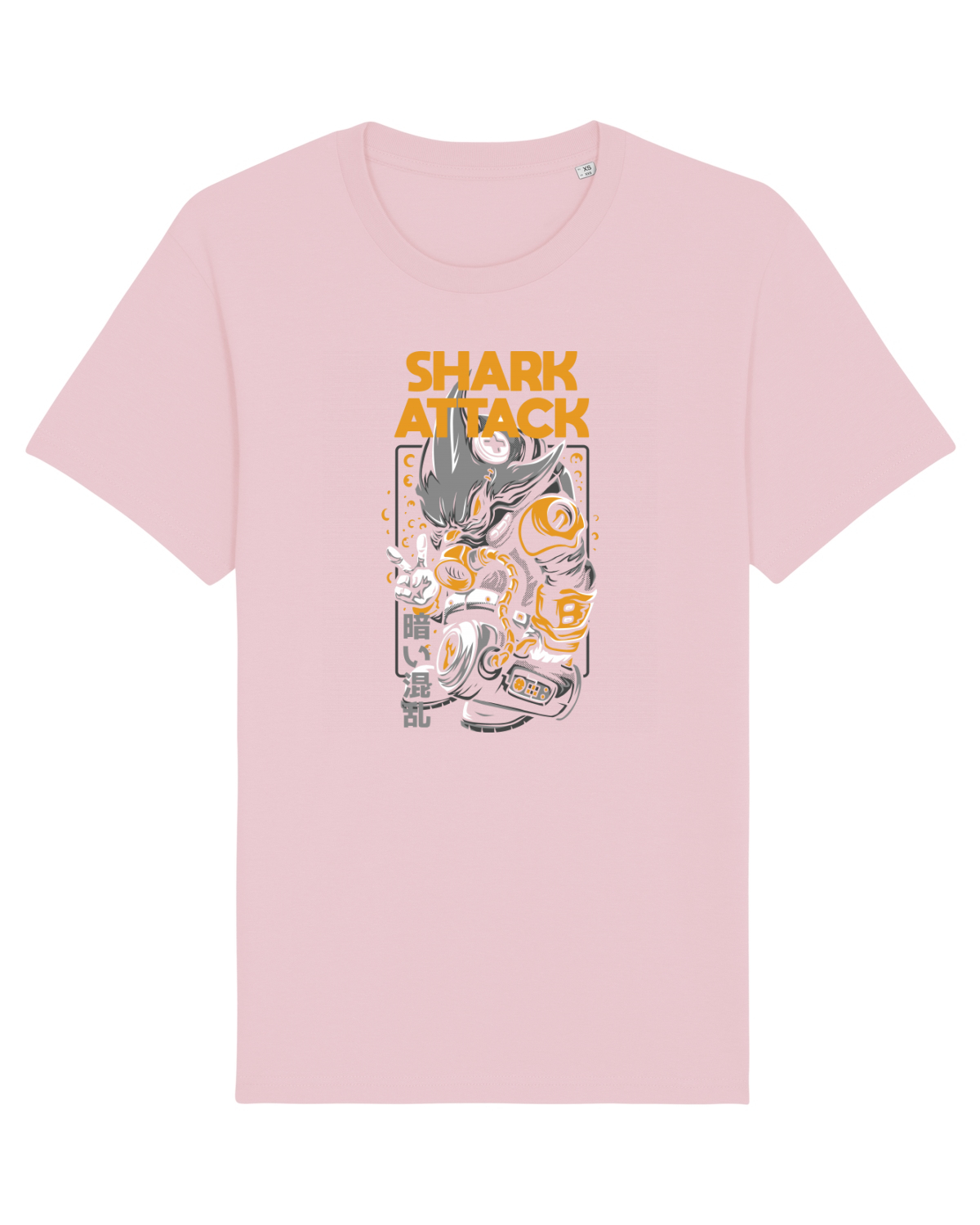 Tricou mânecă scurtă Unisex Rocker Cotton Pink