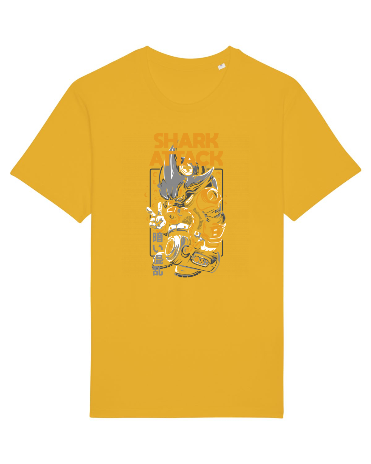 Tricou mânecă scurtă Unisex Rocker Spectra Yellow
