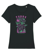 Shark City Business Tricou mânecă scurtă guler larg fitted Damă Expresser