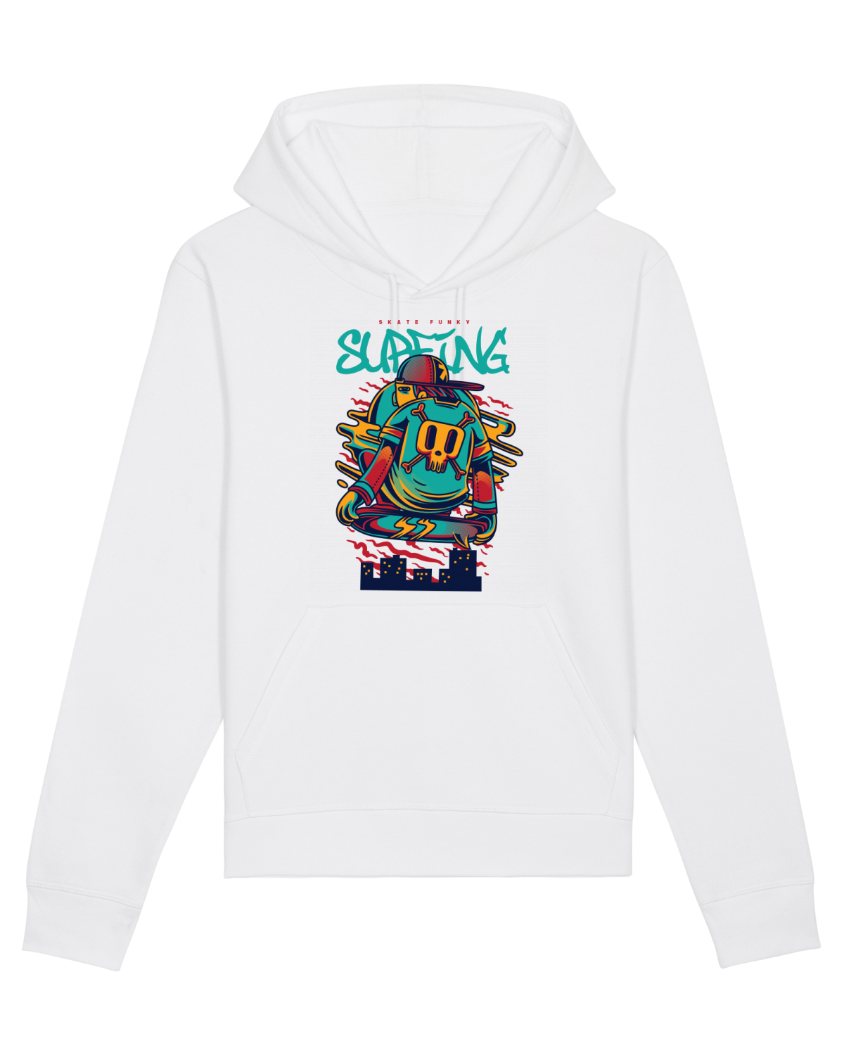 Hanorac Unisex Drummer White