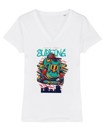 Skate Funky Surfing White