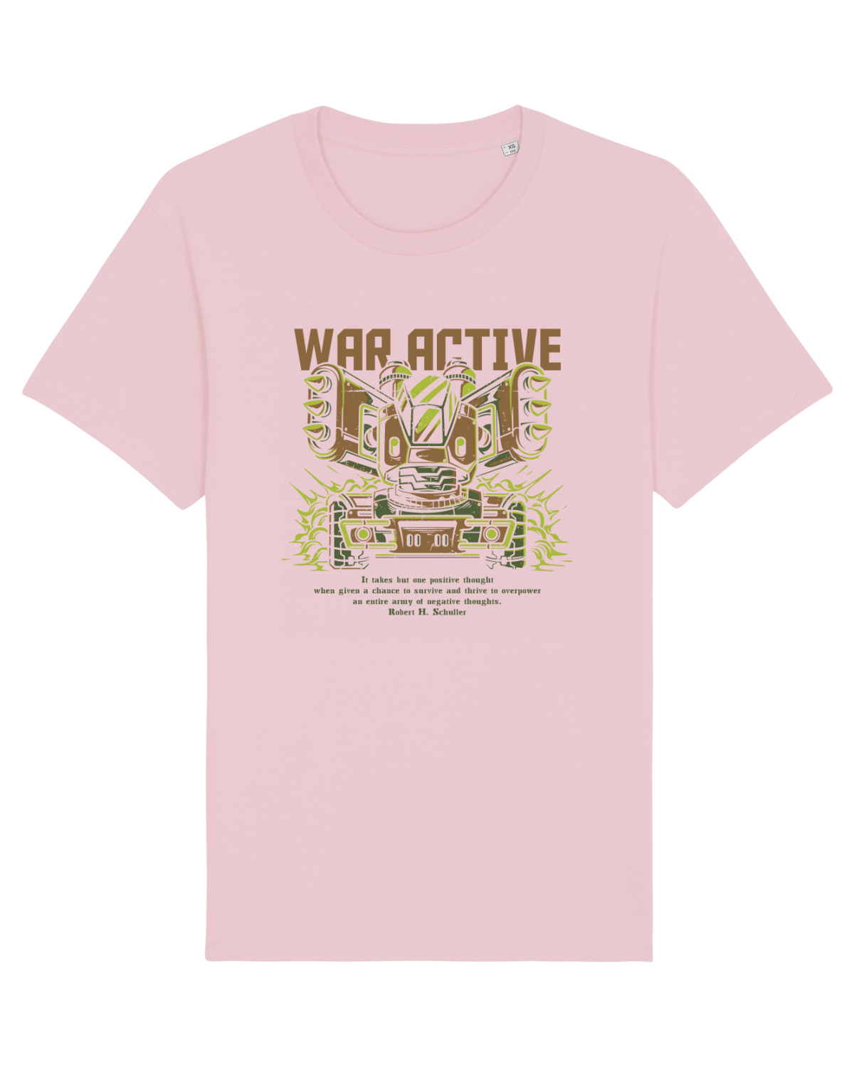 Tricou mânecă scurtă Unisex Rocker Cotton Pink