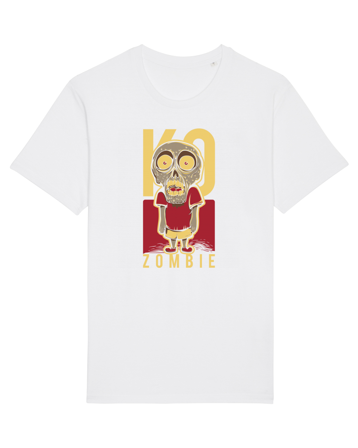 Tricou mânecă scurtă Unisex Rocker White