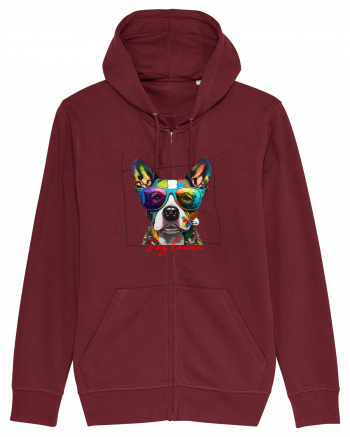 Dog lover 1 Burgundy