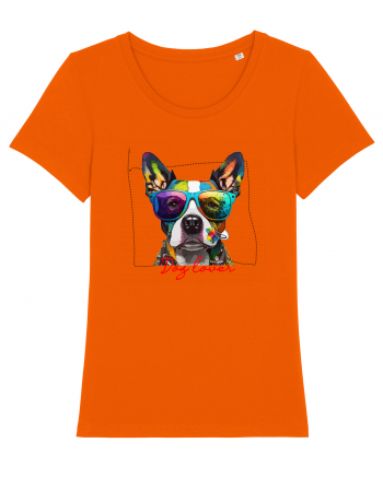 Dog lover 1 Bright Orange