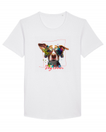 Dog lover 2 Tricou mânecă scurtă guler larg Bărbat Skater