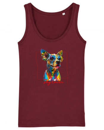 Dog lover 3 Burgundy