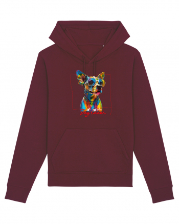 Dog lover 3 Burgundy