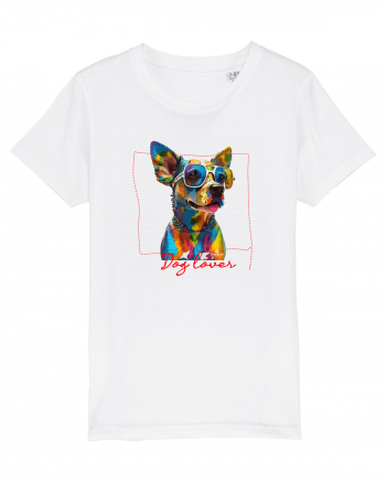 Dog lover 3 White