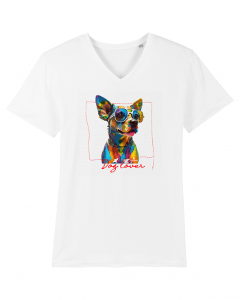 Dog lover 3 White