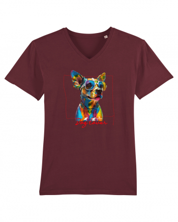 Dog lover 3 Burgundy