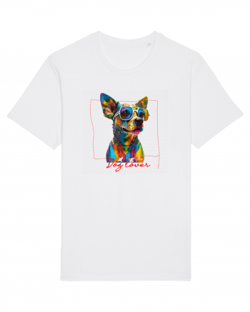 Dog lover 3 White