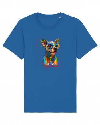 Dog lover 3 Royal Blue