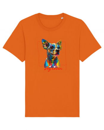 Dog lover 3 Bright Orange