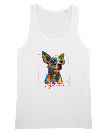 Dog lover 3 White