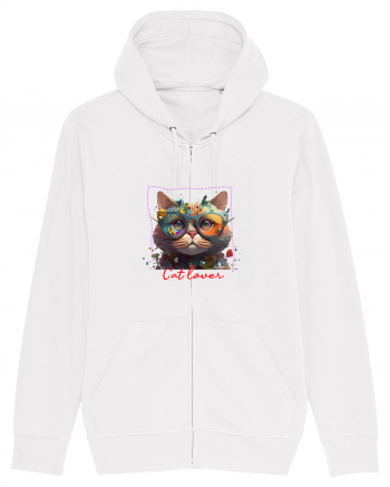 Cat lover White