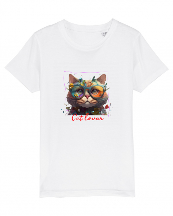 Cat lover White