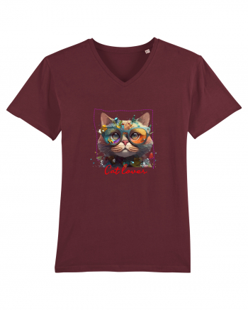 Cat lover Burgundy