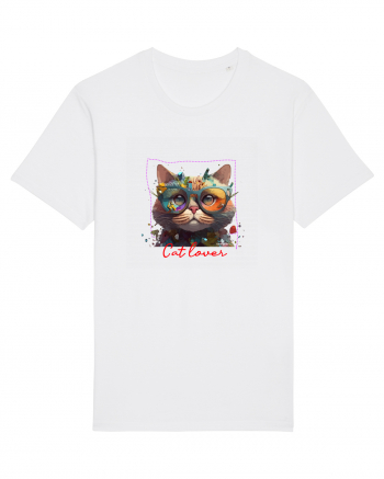 Cat lover White