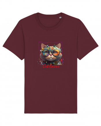 Cat lover Burgundy