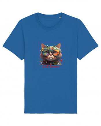 Cat lover Royal Blue