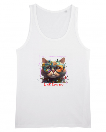 Cat lover White