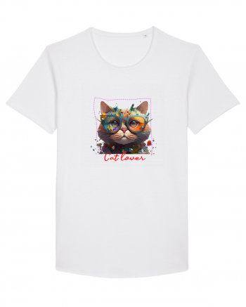 Cat lover White