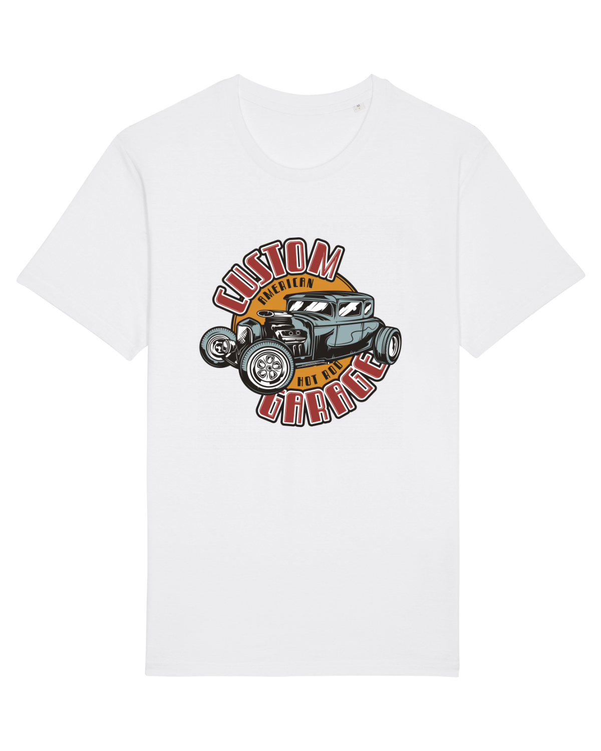 Tricou mânecă scurtă Unisex Rocker White