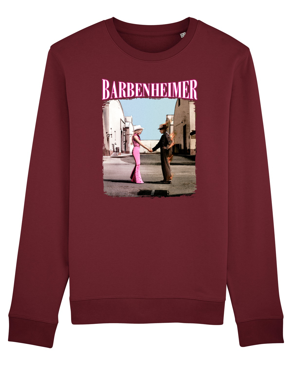 Bluză mânecă lungă Unisex Rise Burgundy