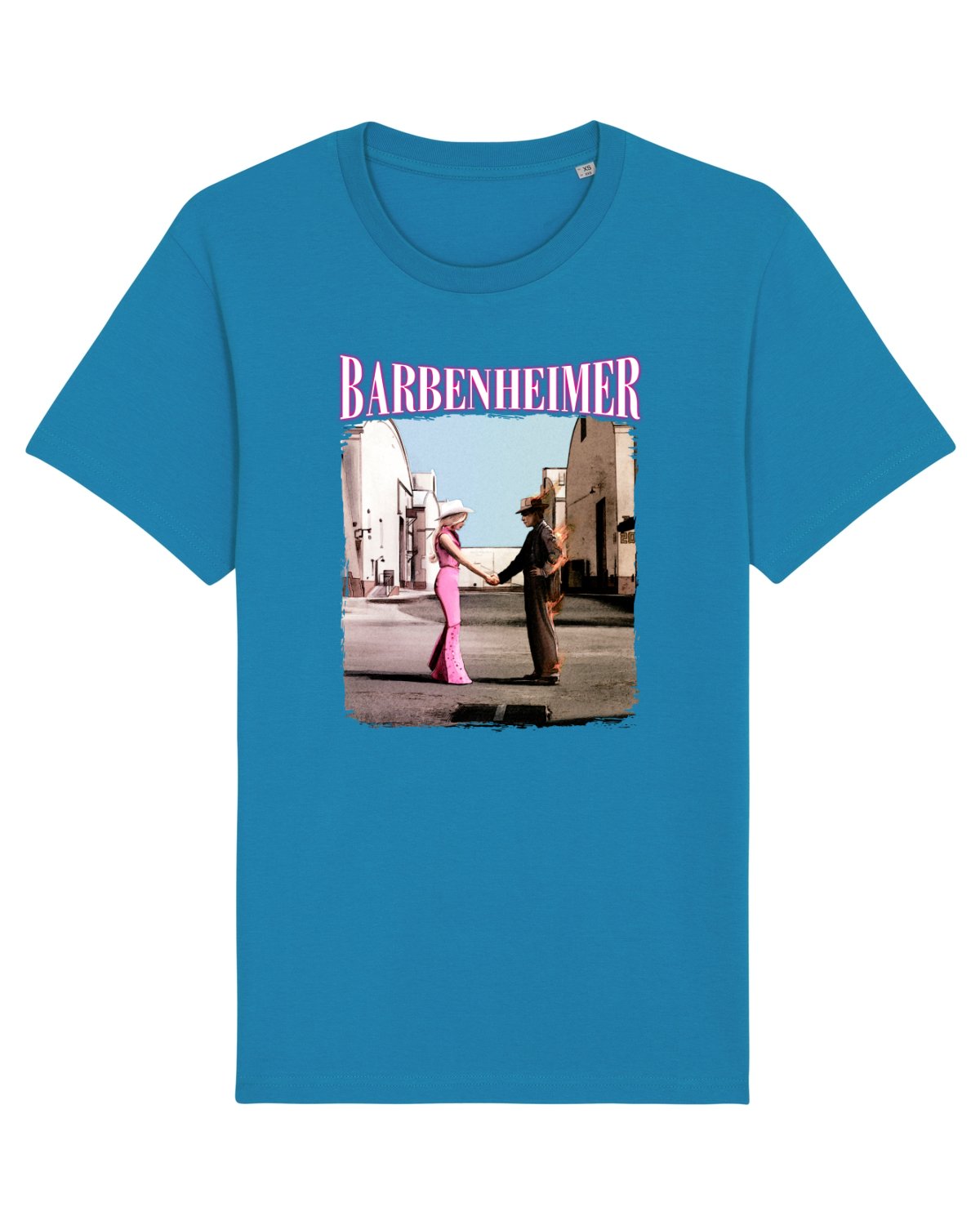 Tricou mânecă scurtă Unisex Rocker Azur