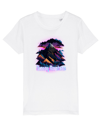 dancing pink mountains White