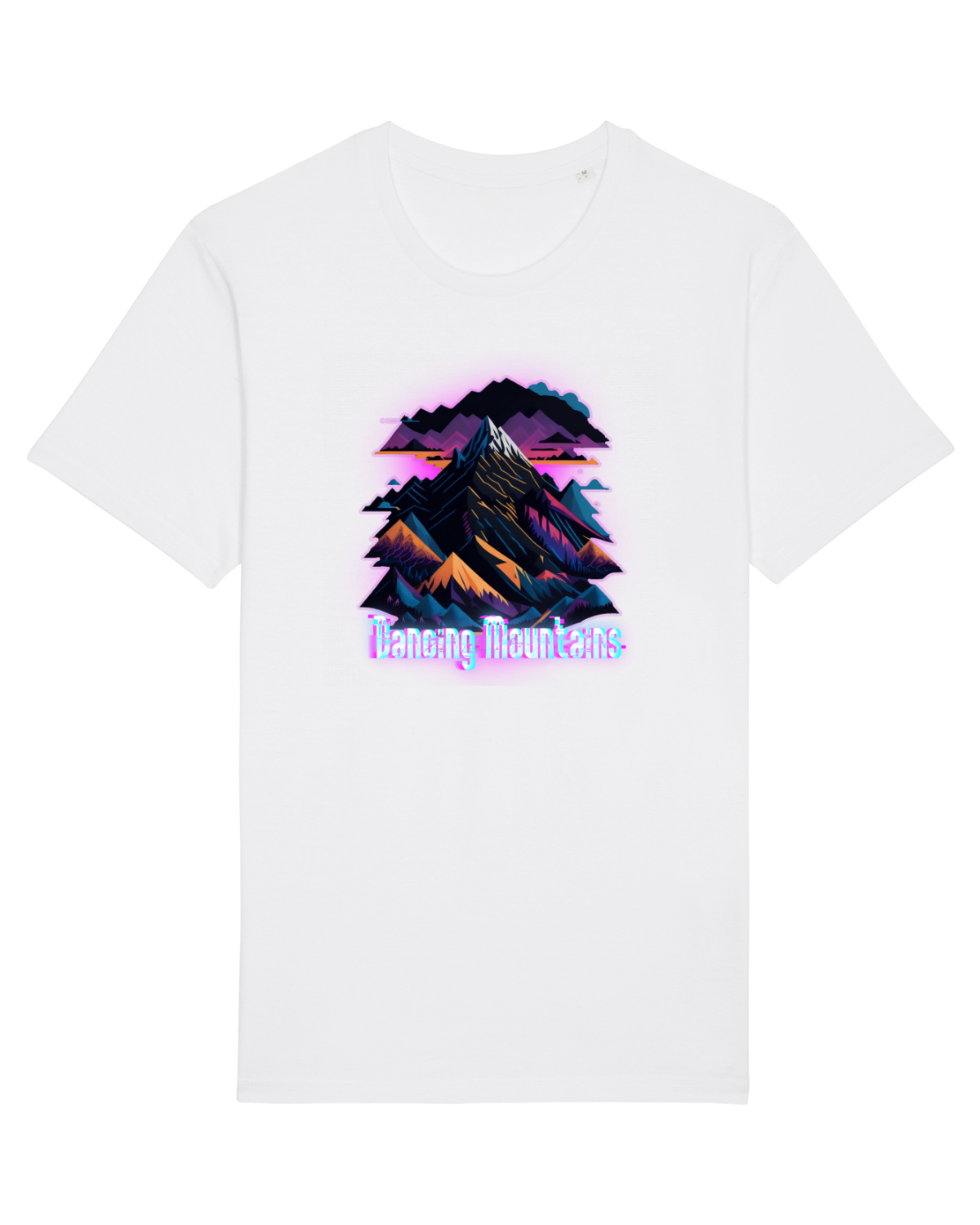 Tricou mânecă scurtă Unisex Rocker White