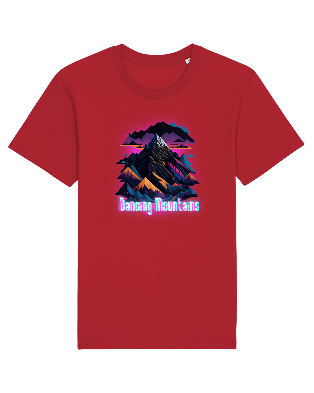 Tricou mânecă scurtă Unisex Rocker Red