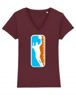 Basketball Tricou mânecă scurtă guler V Damă Evoker