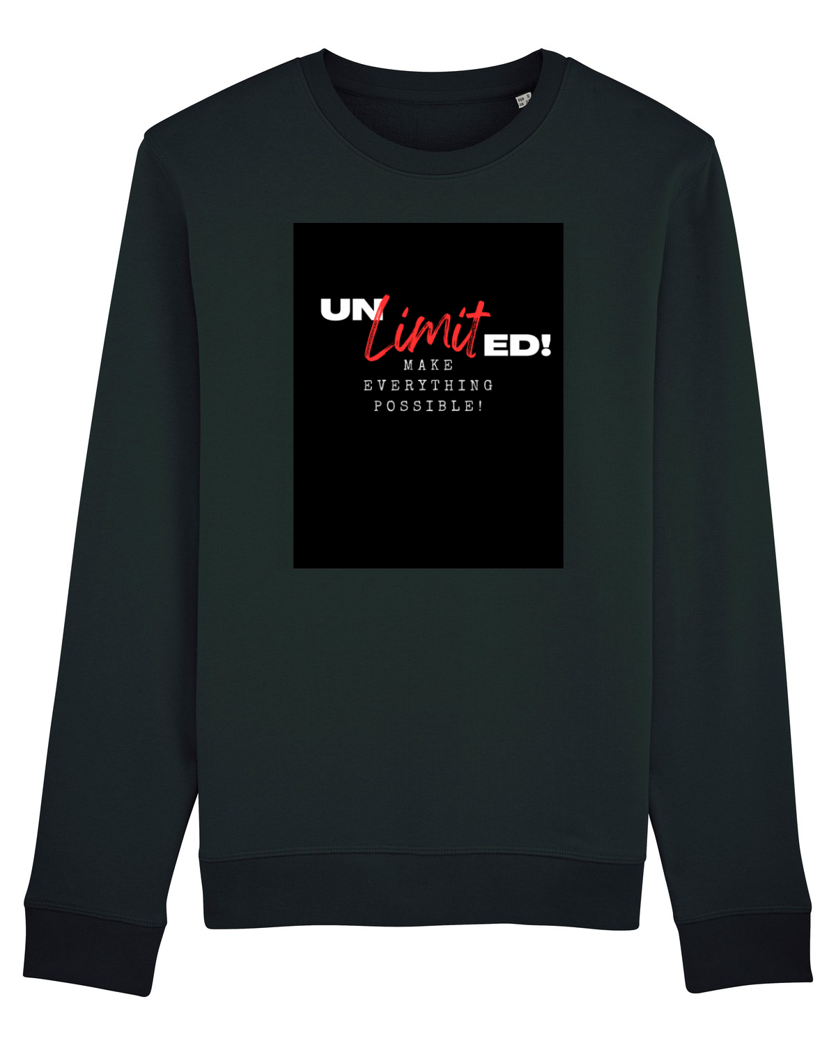 Bluză mânecă lungă Unisex Rise Black